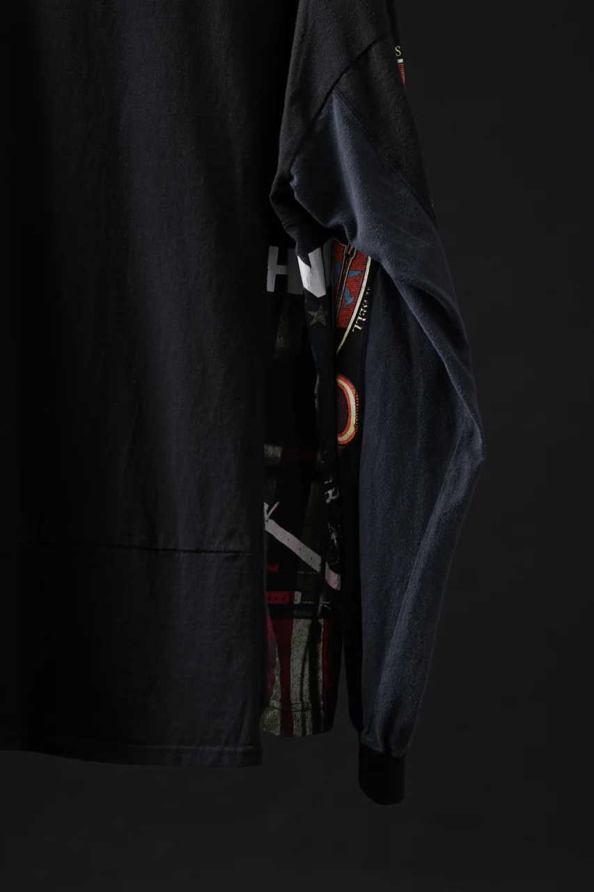 CHANGES VINTAGE REMAKE QUINTET PANEL LONG SLEEVE TEE (MULTI #A-PF1) - Image 6