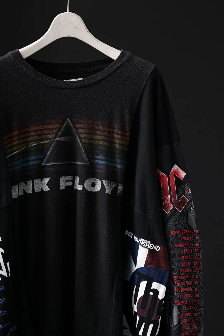 CHANGES VINTAGE REMAKE QUINTET PANEL LONG SLEEVE TEE (MULTI #B-PF2) - Image 2