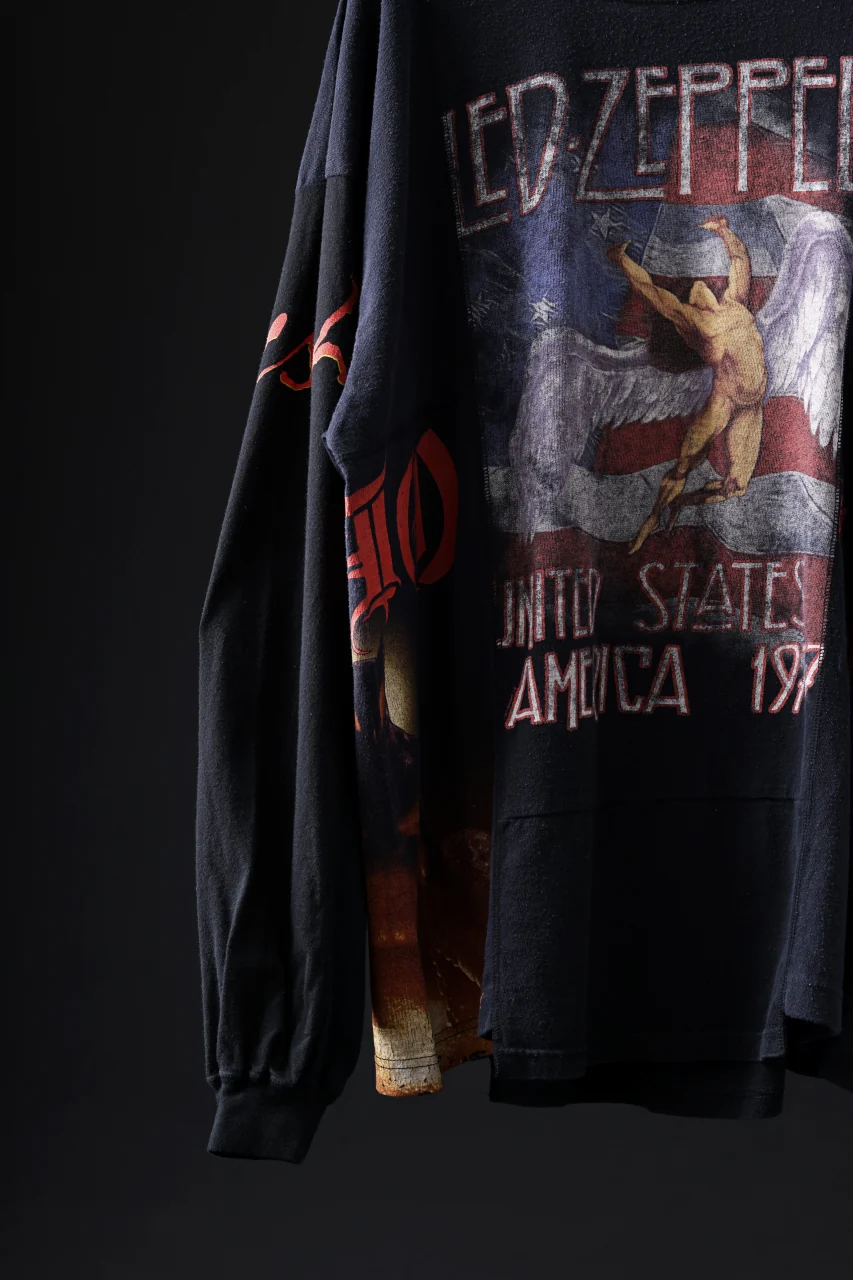CHANGES VINTAGE REMAKE QUINTET PANEL LONG SLEEVE TEE (MULTI #C-LZ1) - Image 4