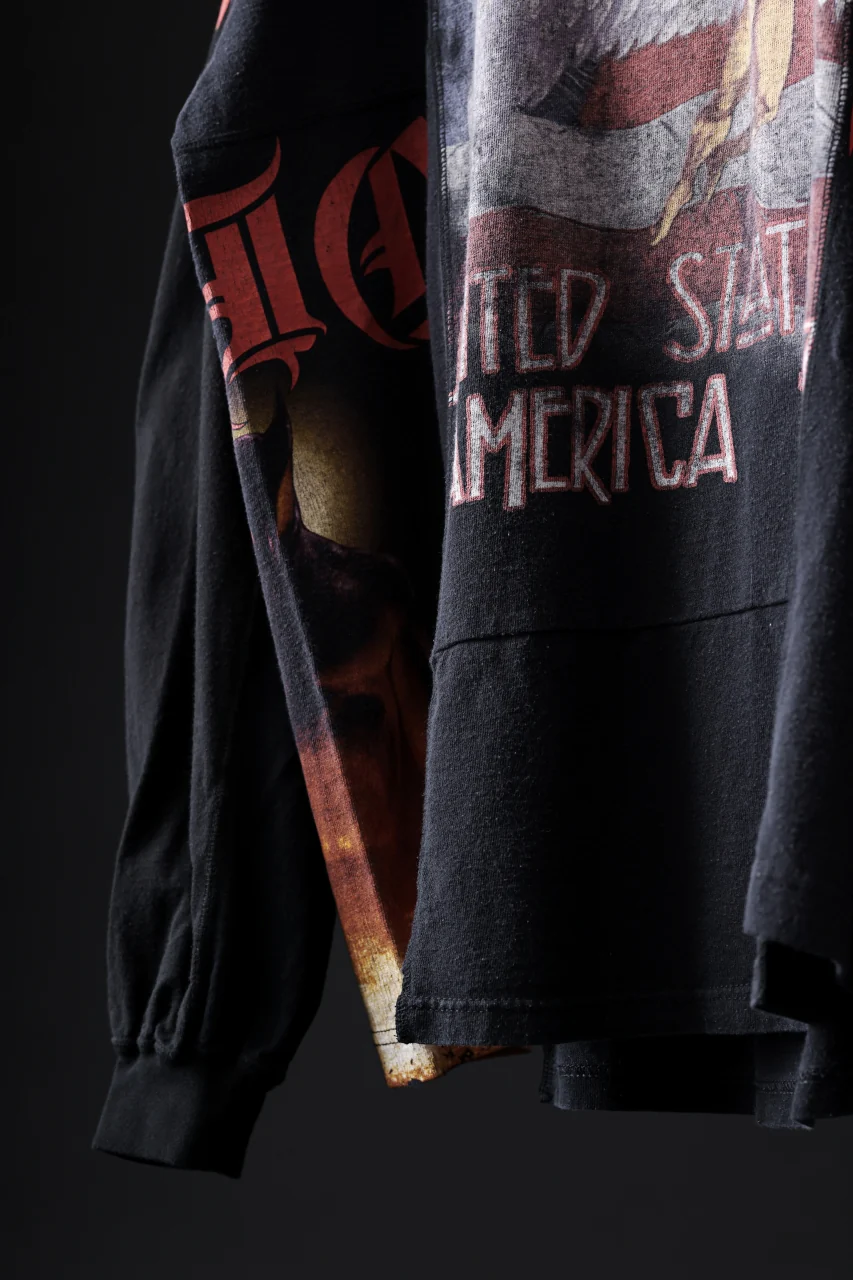 CHANGES VINTAGE REMAKE QUINTET PANEL LONG SLEEVE TEE (MULTI #C-LZ1) - Image 5