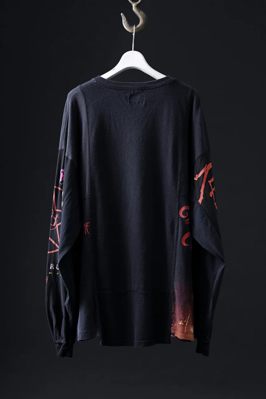 CHANGES VINTAGE REMAKE QUINTET PANEL LONG SLEEVE TEE (MULTI #C-LZ1) - Image 7
