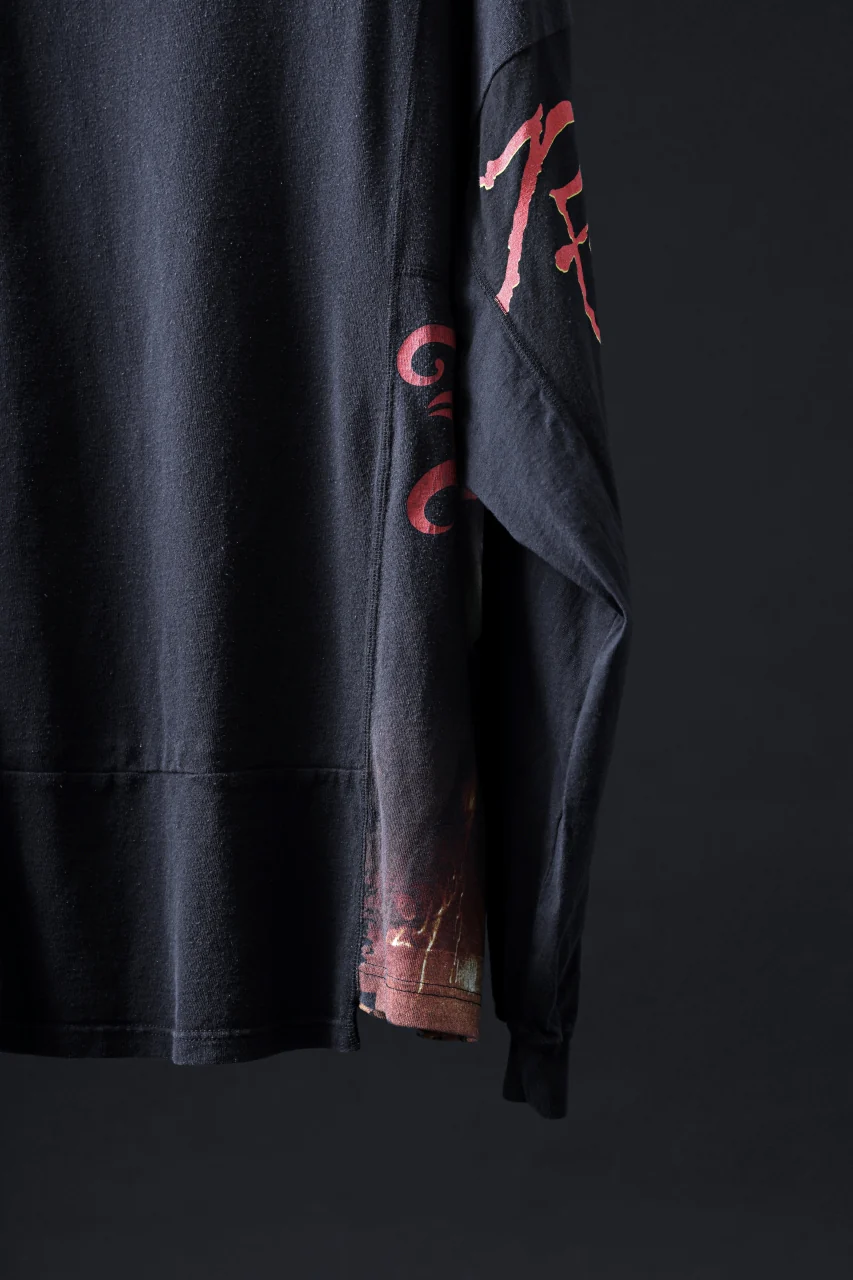CHANGES VINTAGE REMAKE QUINTET PANEL LONG SLEEVE TEE (MULTI #C-LZ1) - Image 8