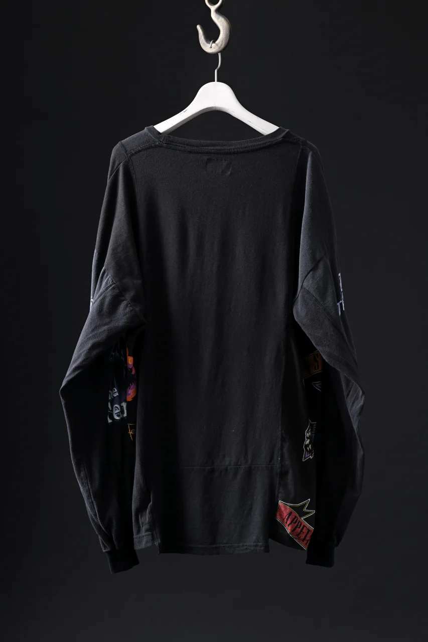 CHANGES VINTAGE REMAKE QUINTET PANEL LONG SLEEVE TEE (MULTI #E-LZ3) - Image 5