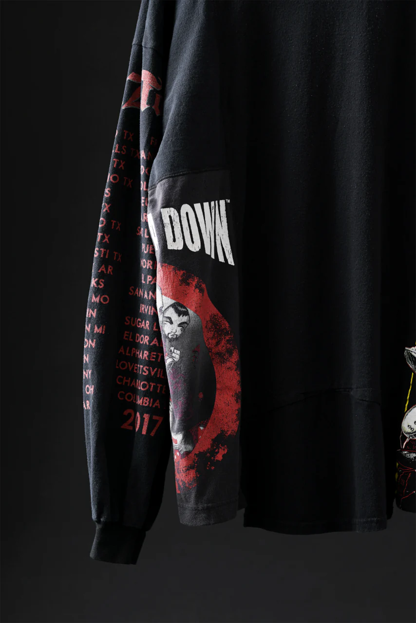 CHANGES VINTAGE REMAKE QUINTET PANEL LONG SLEEVE TEE (MULTI #L-NR5) - Image 6