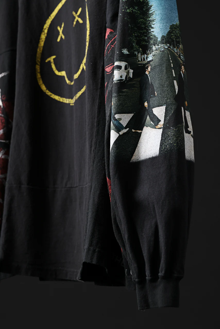 CHANGES VINTAGE REMAKE QUINTET PANEL LONG SLEEVE TEE (MULTI #M-NR6) - Image 6