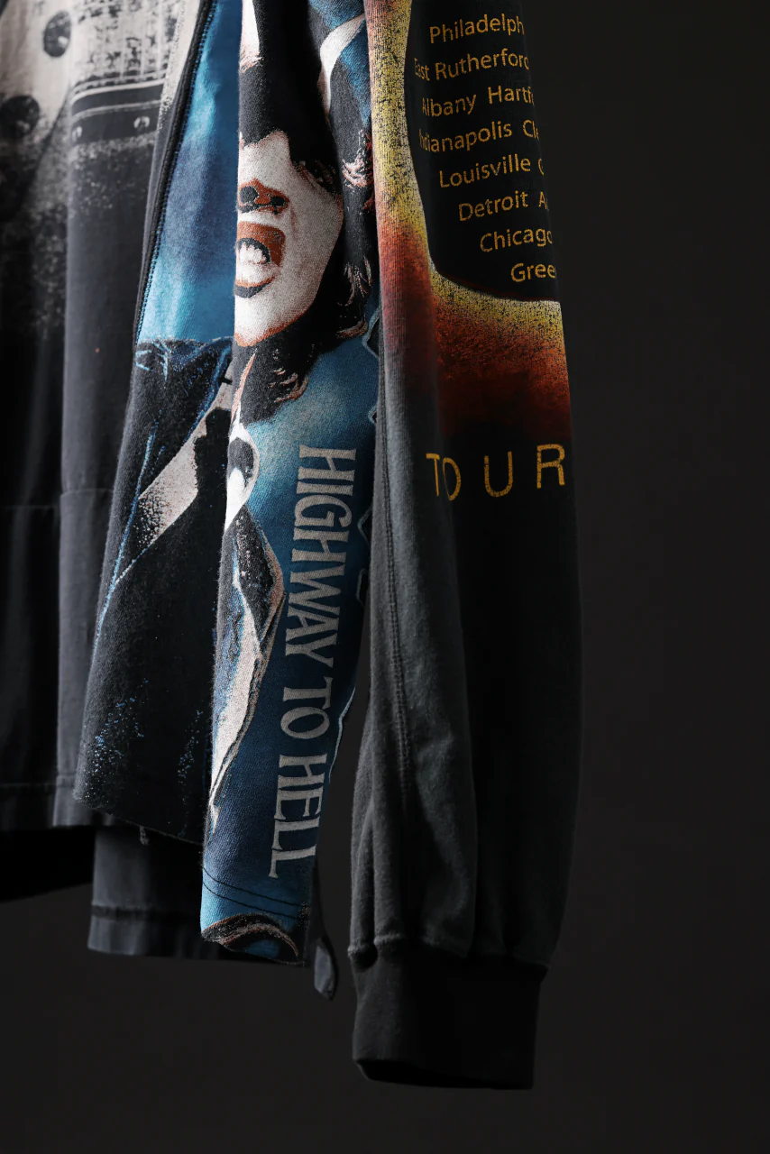 CHANGES VINTAGE REMAKE QUINTET PANEL LONG SLEEVE TEE (MULTI #N-NR7) - Image 5