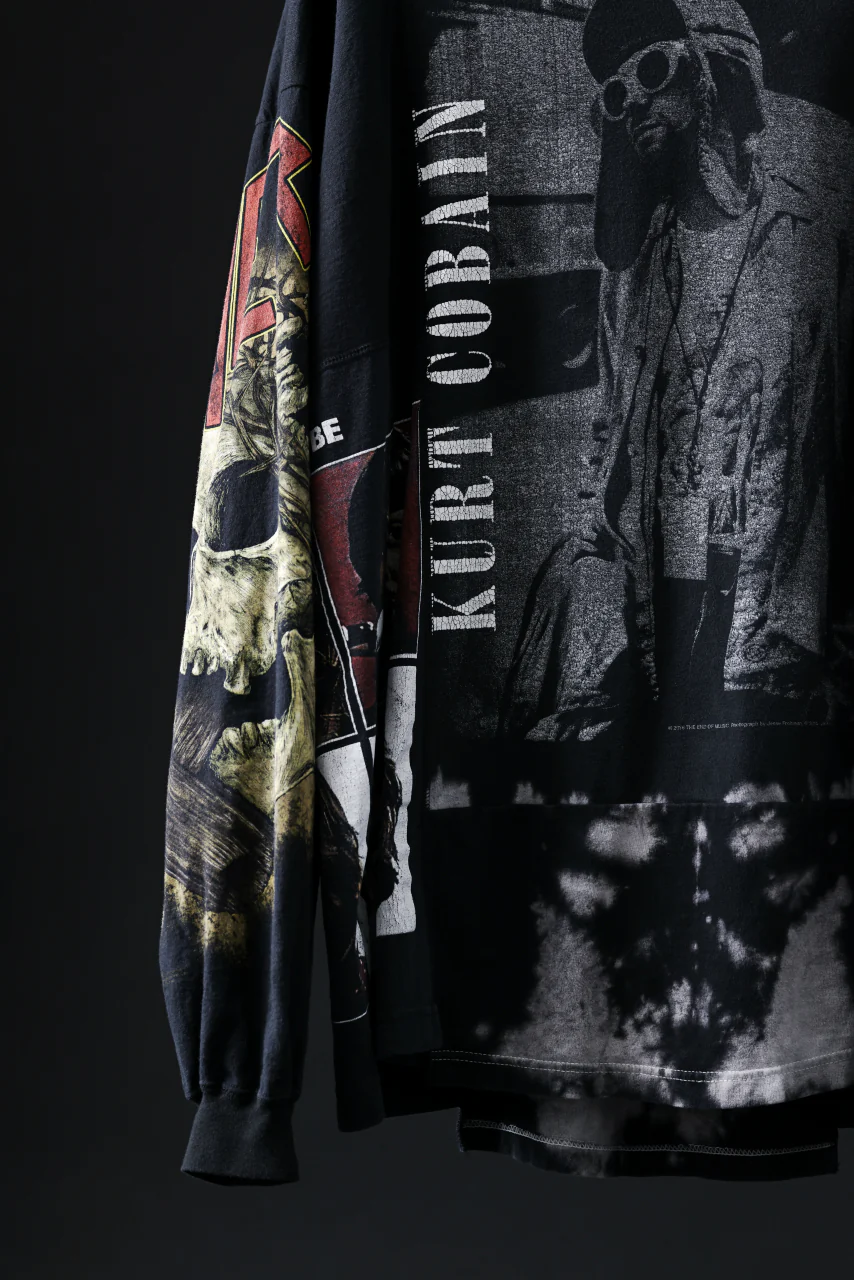 CHANGES VINTAGE REMAKE QUINTET PANEL LONG SLEEVE TEE (MULTI #O-NR8) - Image 4