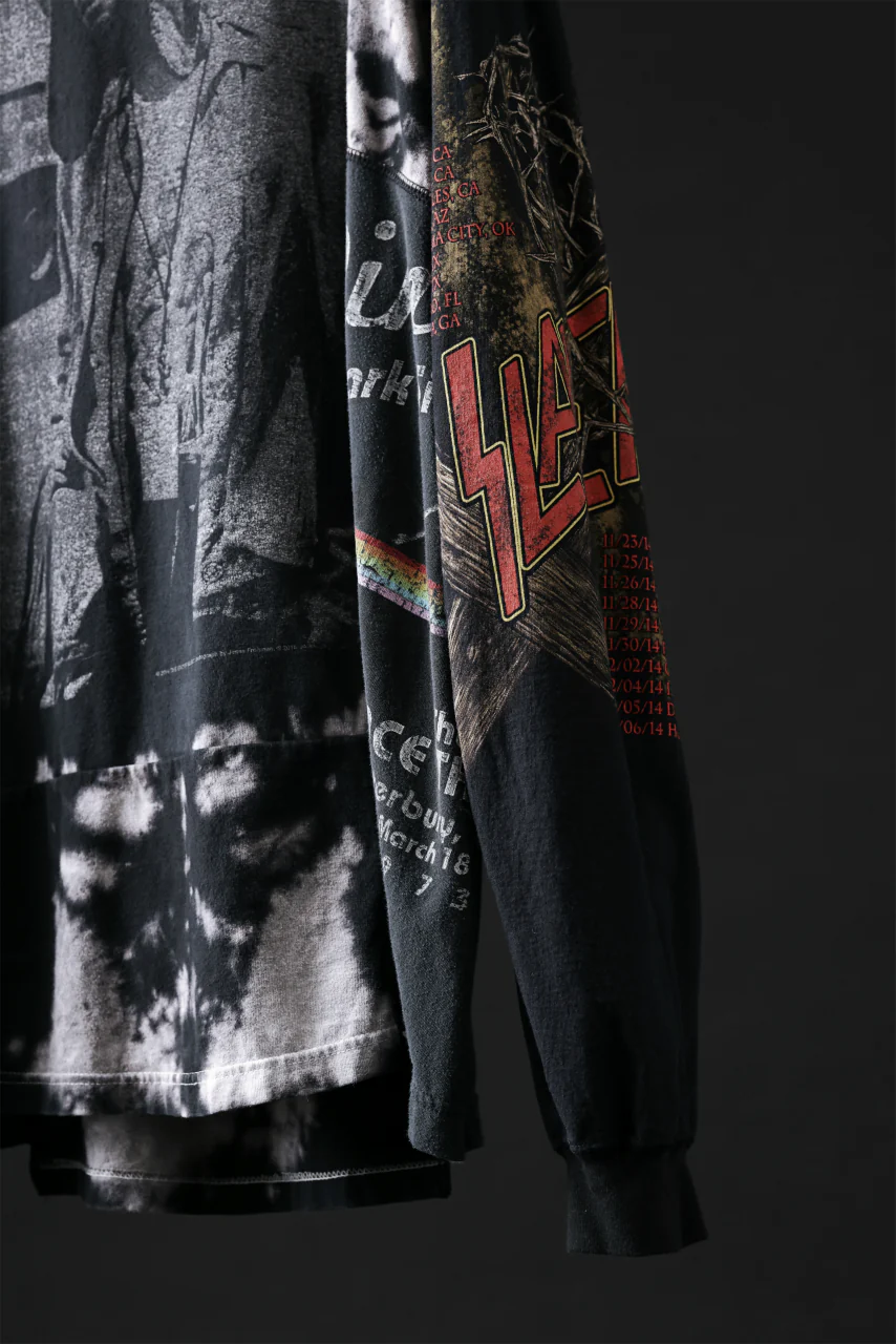CHANGES VINTAGE REMAKE QUINTET PANEL LONG SLEEVE TEE (MULTI #O-NR8) - Image 5