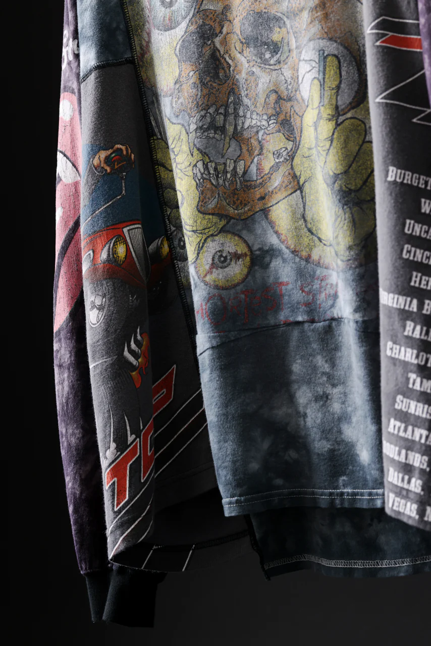 CHANGES VINTAGE REMAKE QUINTET PANEL LONG SLEEVE TEE (MULTI #U-MT) - Image 8