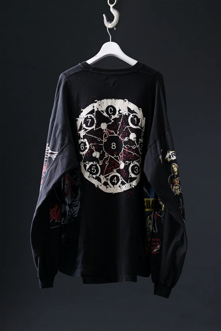 CHANGES VINTAGE REMAKE QUINTET PANEL LONG SLEEVE TEE (MULTI #V-SK1) - Image 2