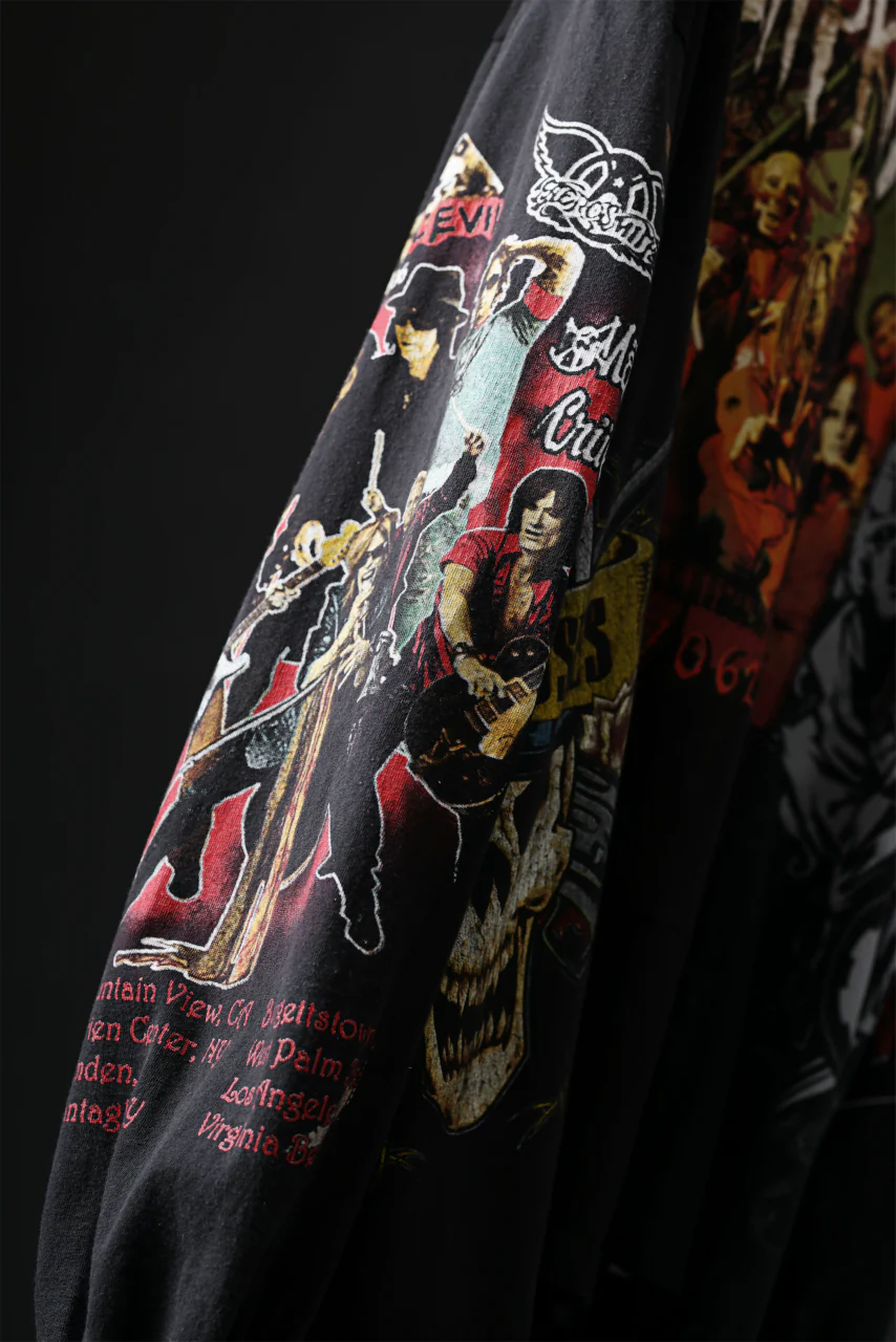 CHANGES VINTAGE REMAKE QUINTET PANEL LONG SLEEVE TEE (MULTI #V-SK1) - Image 6