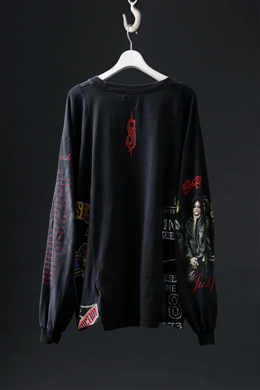 CHANGES VINTAGE REMAKE QUINTET PANEL LONG SLEEVE TEE (MULTI #W-SK2) - Image 3