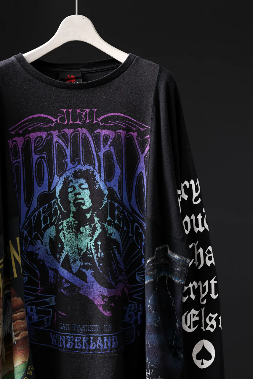 CHANGES VINTAGE REMAKE QUINTET PANEL LONG SLEEVE TEE (MULTI #Z-JH) - Image 3