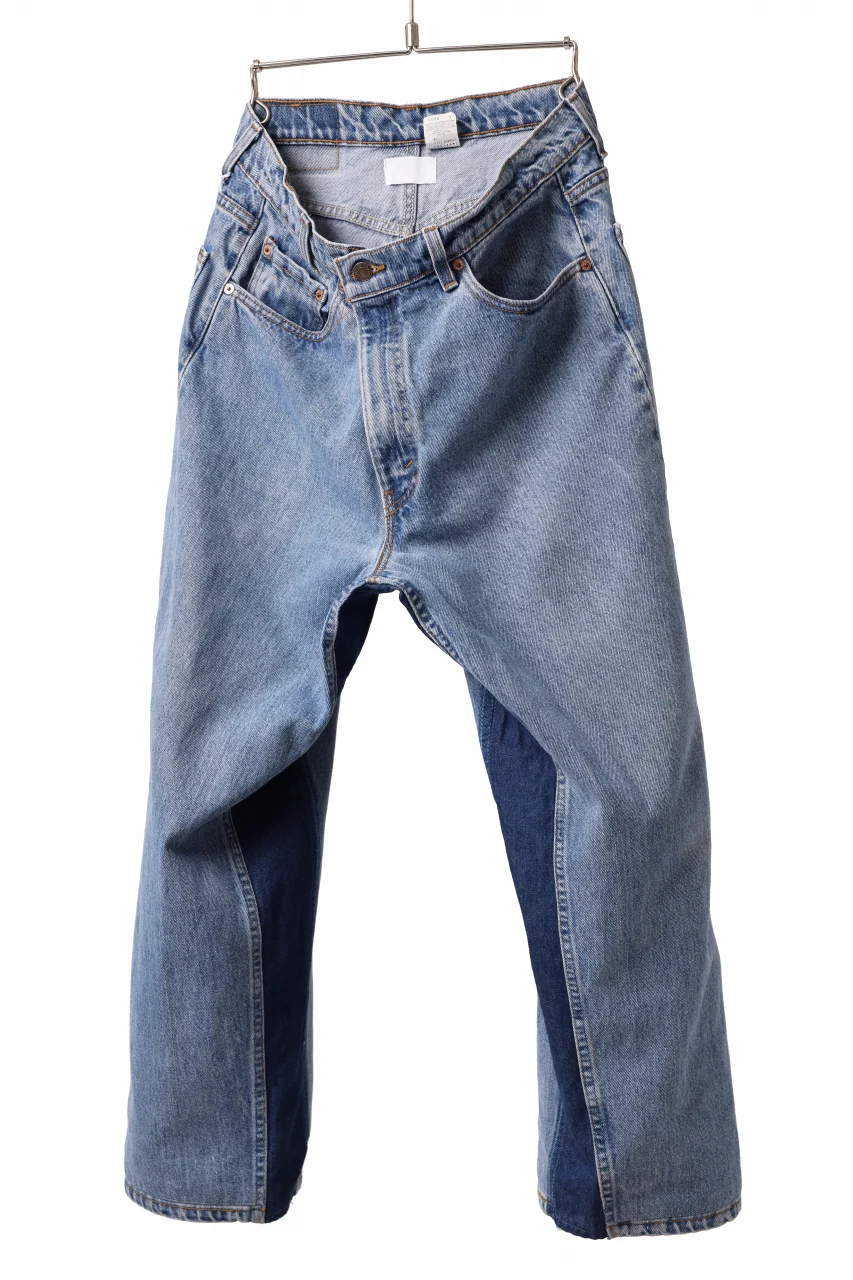 CHANGES VINTAGE REMAKE REGULAR FIT DENIM JOINT PANTS / VINTAGE DENIM (INDIGO #A) - Image 3