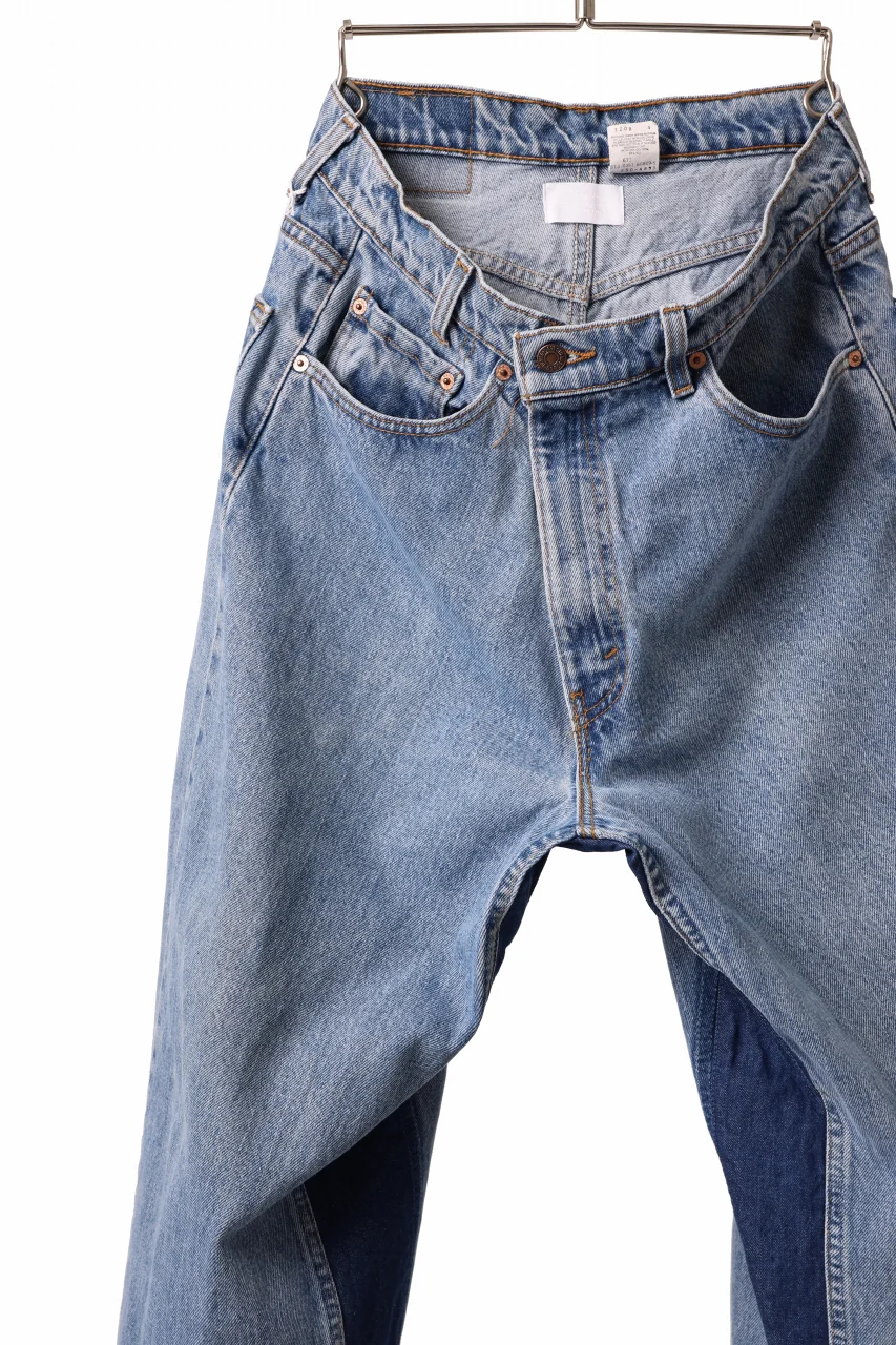 CHANGES VINTAGE REMAKE REGULAR FIT DENIM JOINT PANTS / VINTAGE DENIM (INDIGO #A) - Image 5