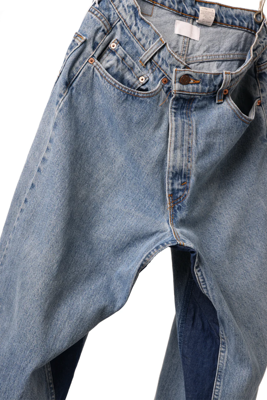 CHANGES VINTAGE REMAKE REGULAR FIT DENIM JOINT PANTS / VINTAGE DENIM (INDIGO #A) - Image 6