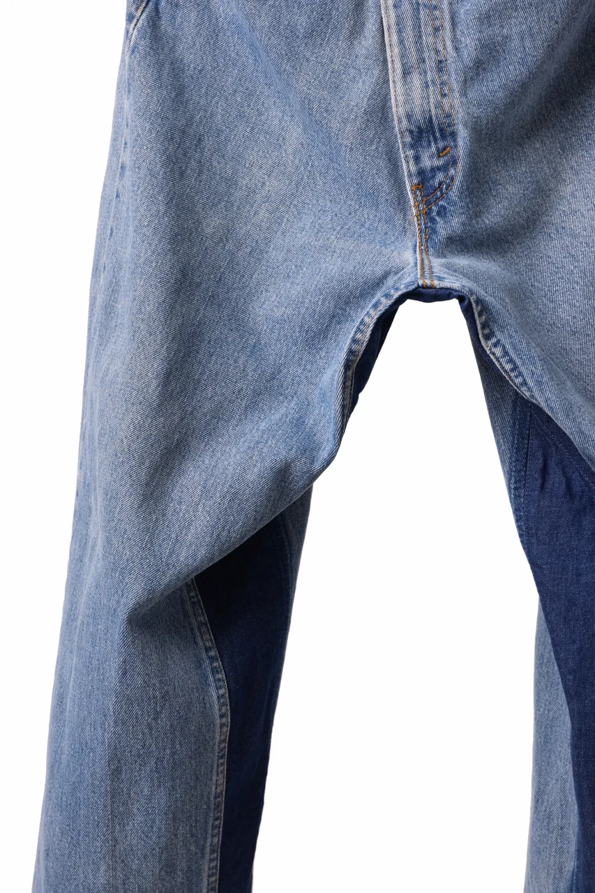 CHANGES VINTAGE REMAKE REGULAR FIT DENIM JOINT PANTS / VINTAGE DENIM (INDIGO #A) - Image 7