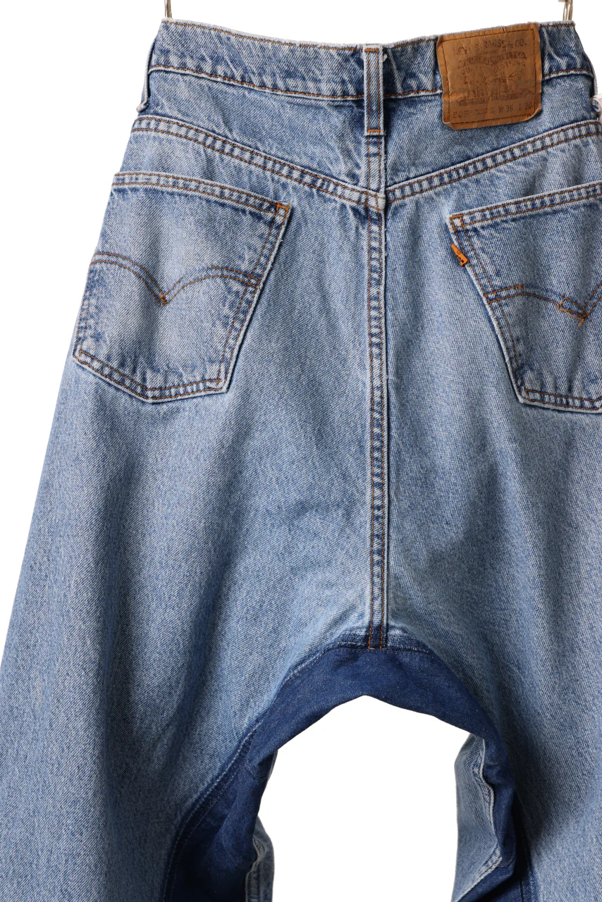 CHANGES VINTAGE REMAKE REGULAR FIT DENIM JOINT PANTS / VINTAGE DENIM (INDIGO #B) - Image 10