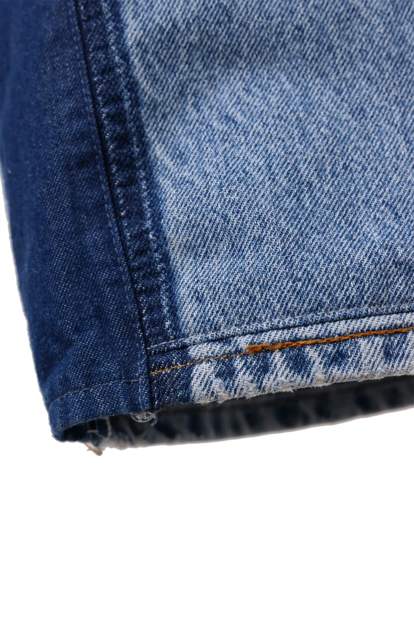 CHANGES VINTAGE REMAKE REGULAR FIT DENIM JOINT PANTS / VINTAGE DENIM (INDIGO #B) - Image 12