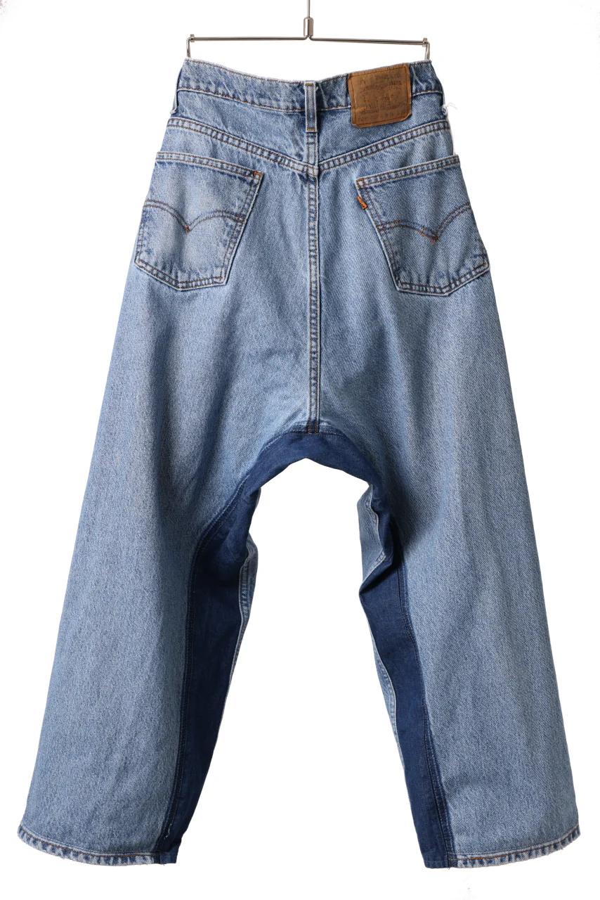 CHANGES VINTAGE REMAKE REGULAR FIT DENIM JOINT PANTS / VINTAGE DENIM (INDIGO #B) - Image 4