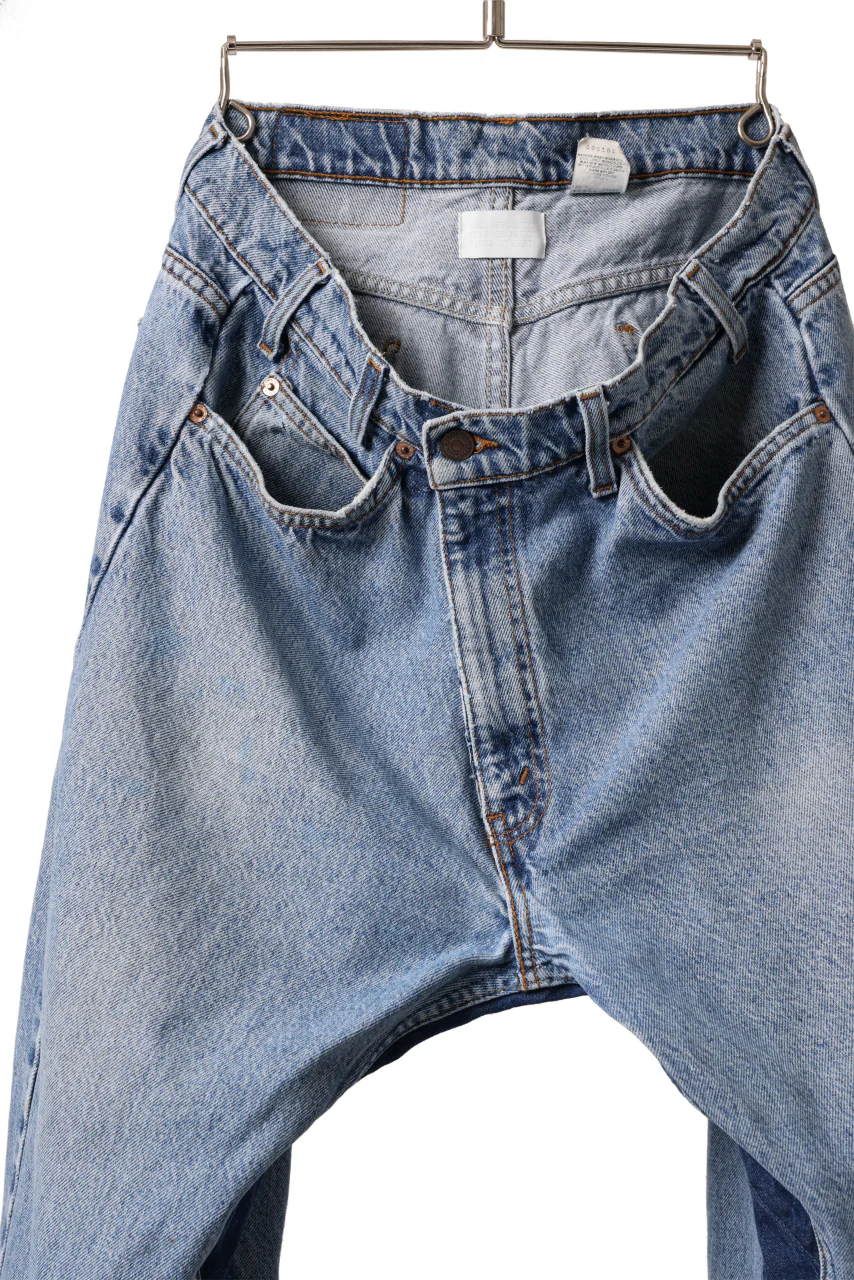 CHANGES VINTAGE REMAKE REGULAR FIT DENIM JOINT PANTS / VINTAGE DENIM (INDIGO #B) - Image 5