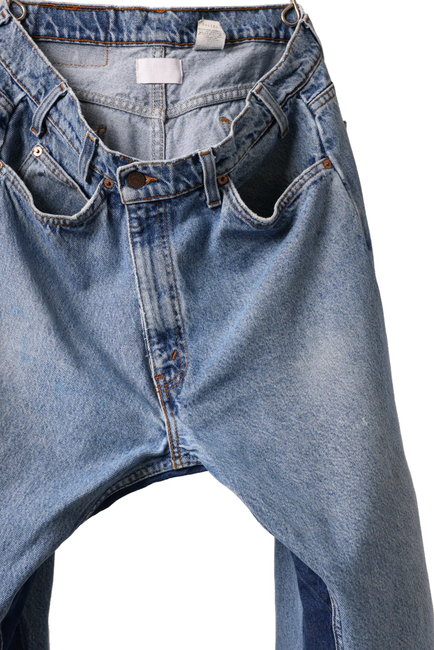 CHANGES VINTAGE REMAKE REGULAR FIT DENIM JOINT PANTS / VINTAGE DENIM (INDIGO #B) - Image 6