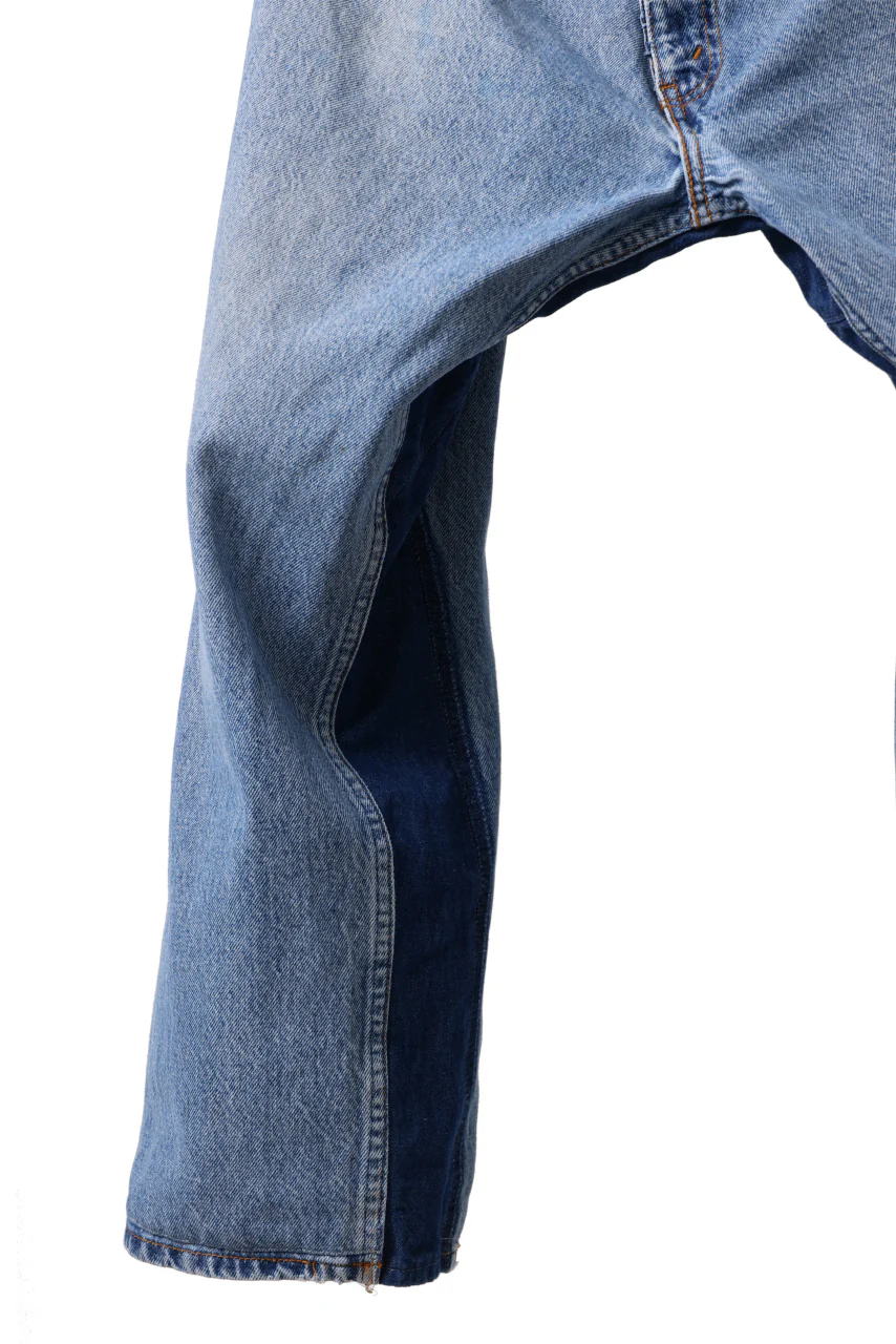 CHANGES VINTAGE REMAKE REGULAR FIT DENIM JOINT PANTS / VINTAGE DENIM (INDIGO #B) - Image 7