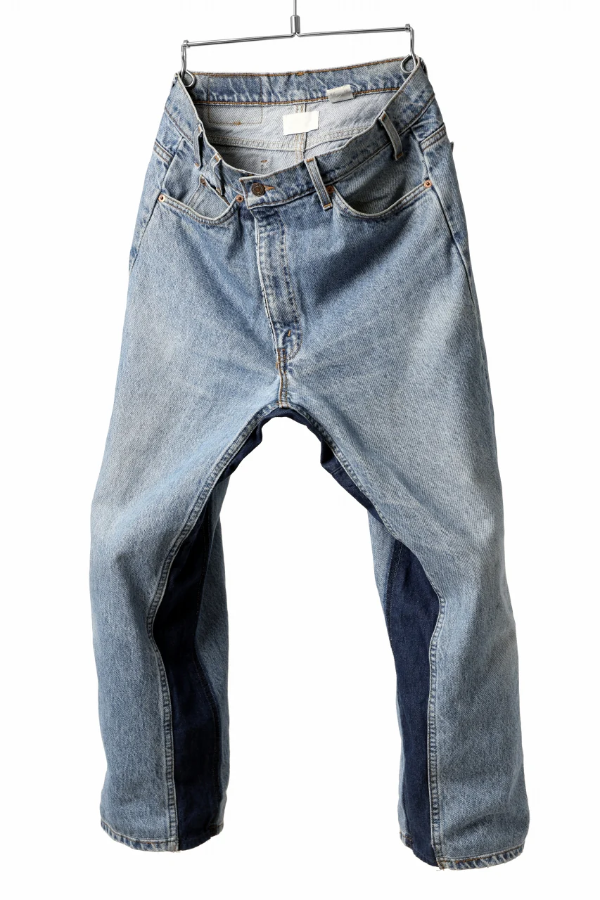 CHANGES VINTAGE REMAKE REGULAR FIT DENIM JOINT PANTS / VINTAGE DENIM (INDIGO #C) - Image 2