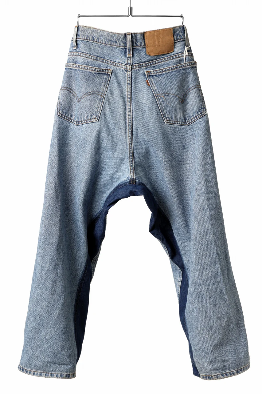 CHANGES VINTAGE REMAKE REGULAR FIT DENIM JOINT PANTS / VINTAGE DENIM (INDIGO #C) - Image 3