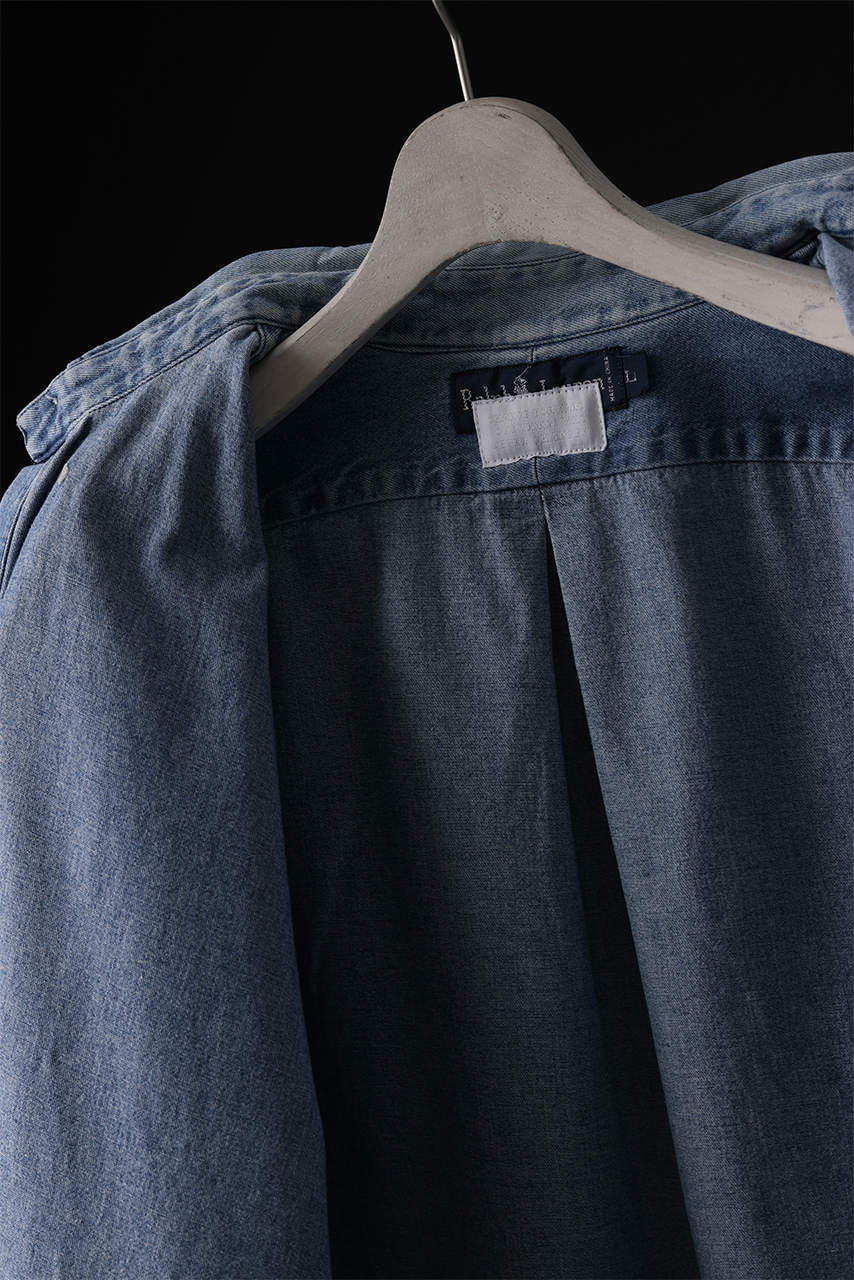 CHANGES VINTAGE REMAKE RL-DENIM SHIRT (INDIGO #A) - Image 14
