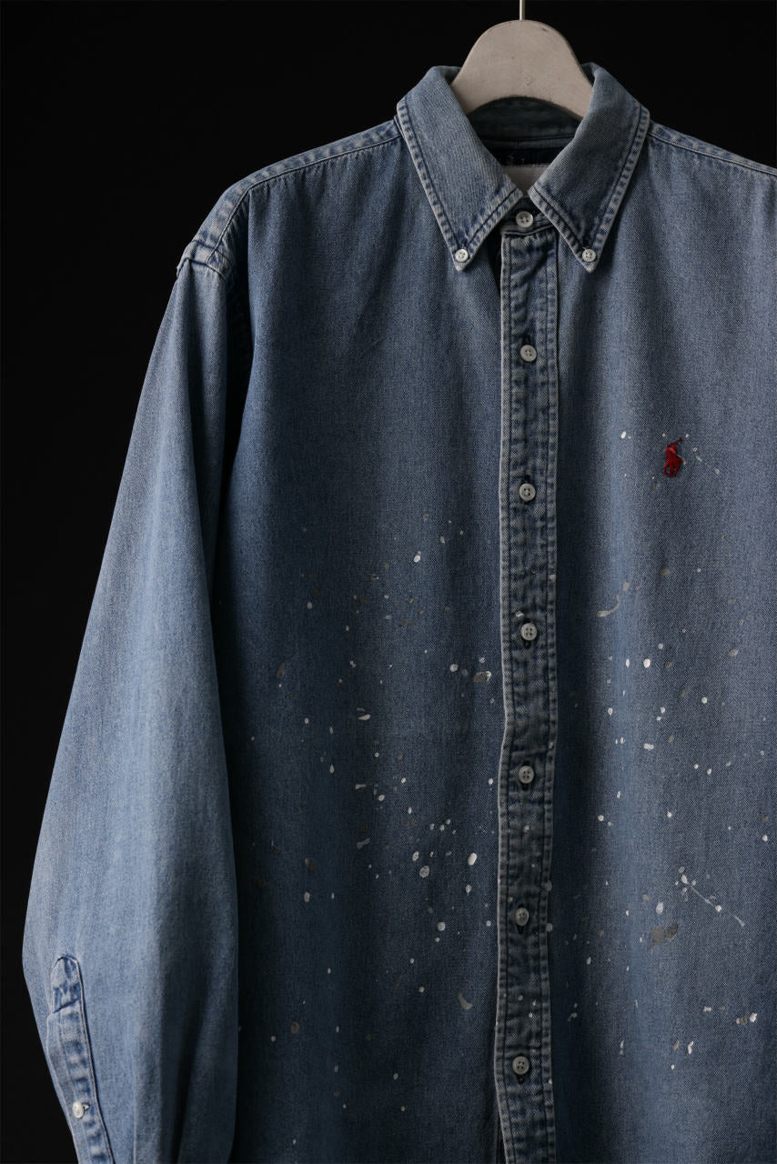 CHANGES VINTAGE REMAKE RL-DENIM SHIRT (INDIGO #A) - Image 4