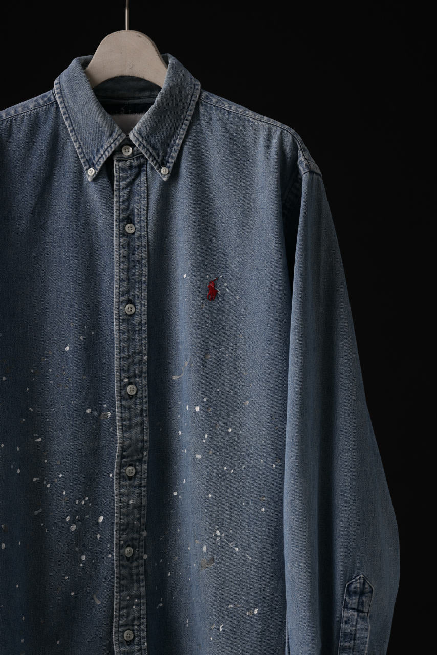 CHANGES VINTAGE REMAKE RL-DENIM SHIRT (INDIGO #A) - Image 5