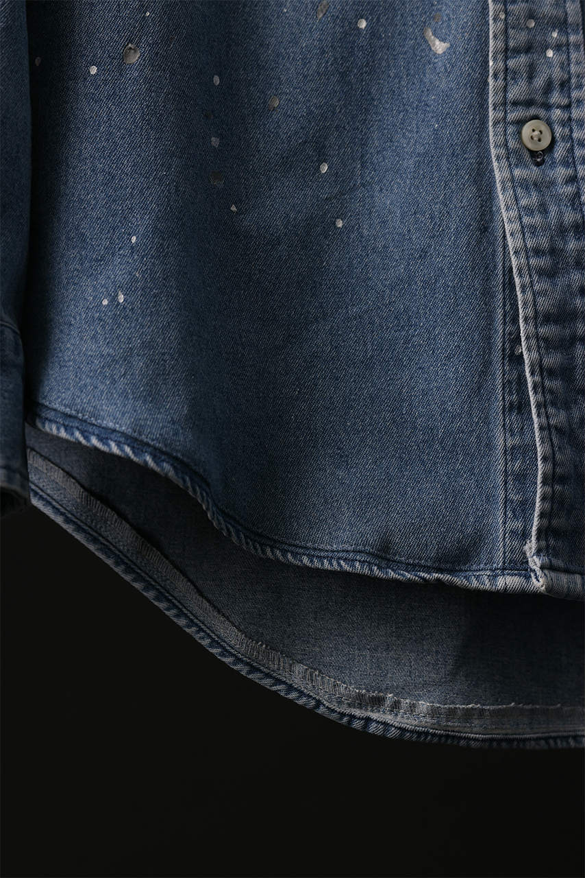 CHANGES VINTAGE REMAKE RL-DENIM SHIRT (INDIGO #A) - Image 8