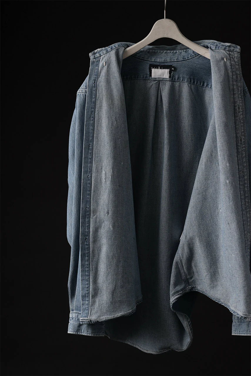 CHANGES VINTAGE REMAKE RL-DENIM SHIRT (INDIGO #B) - Image 13