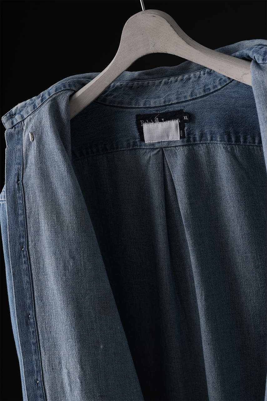 CHANGES VINTAGE REMAKE RL-DENIM SHIRT (INDIGO #B) - Image 14
