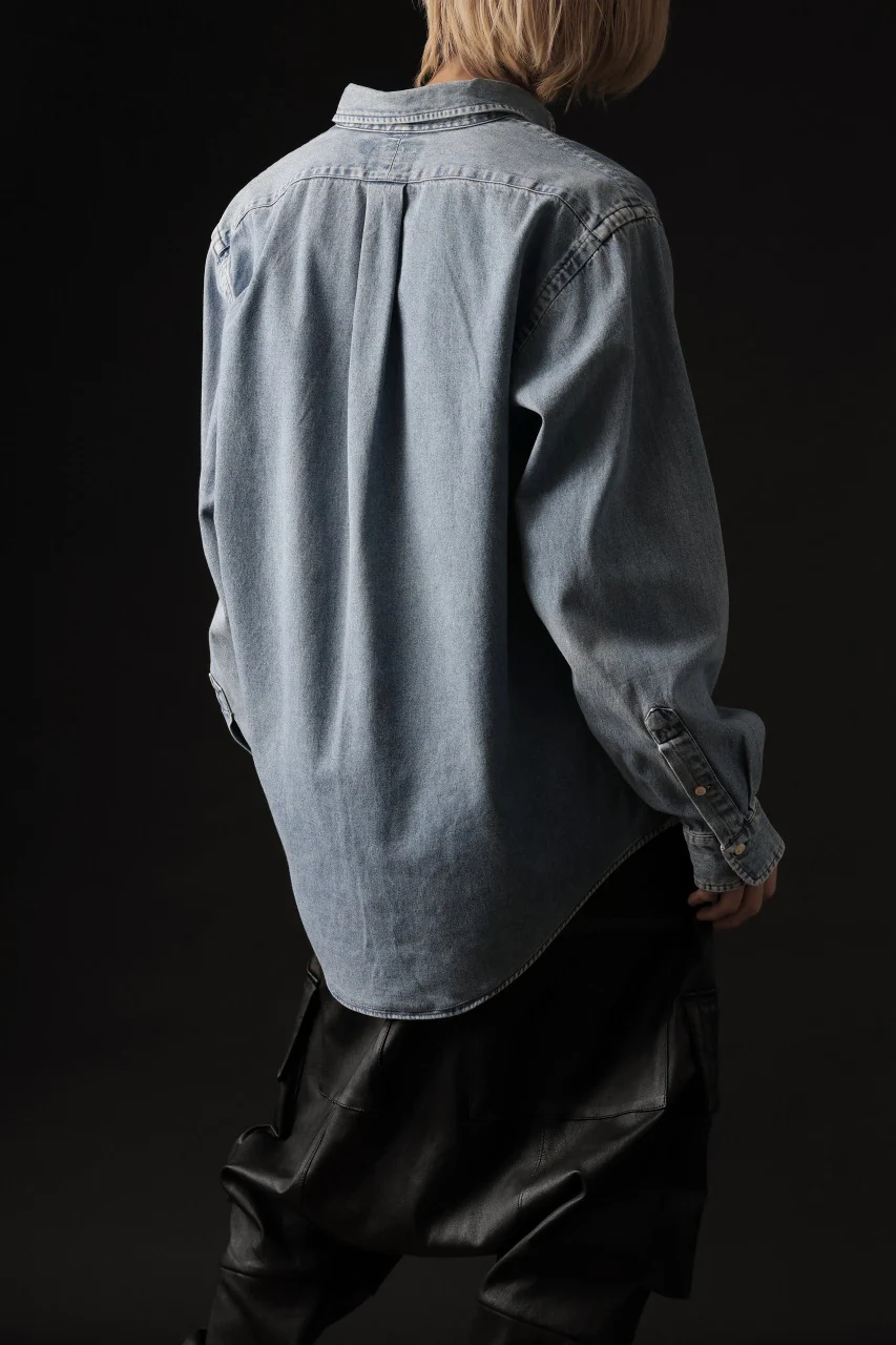 CHANGES VINTAGE REMAKE RL-DENIM SHIRT (INDIGO #B) - Image 18