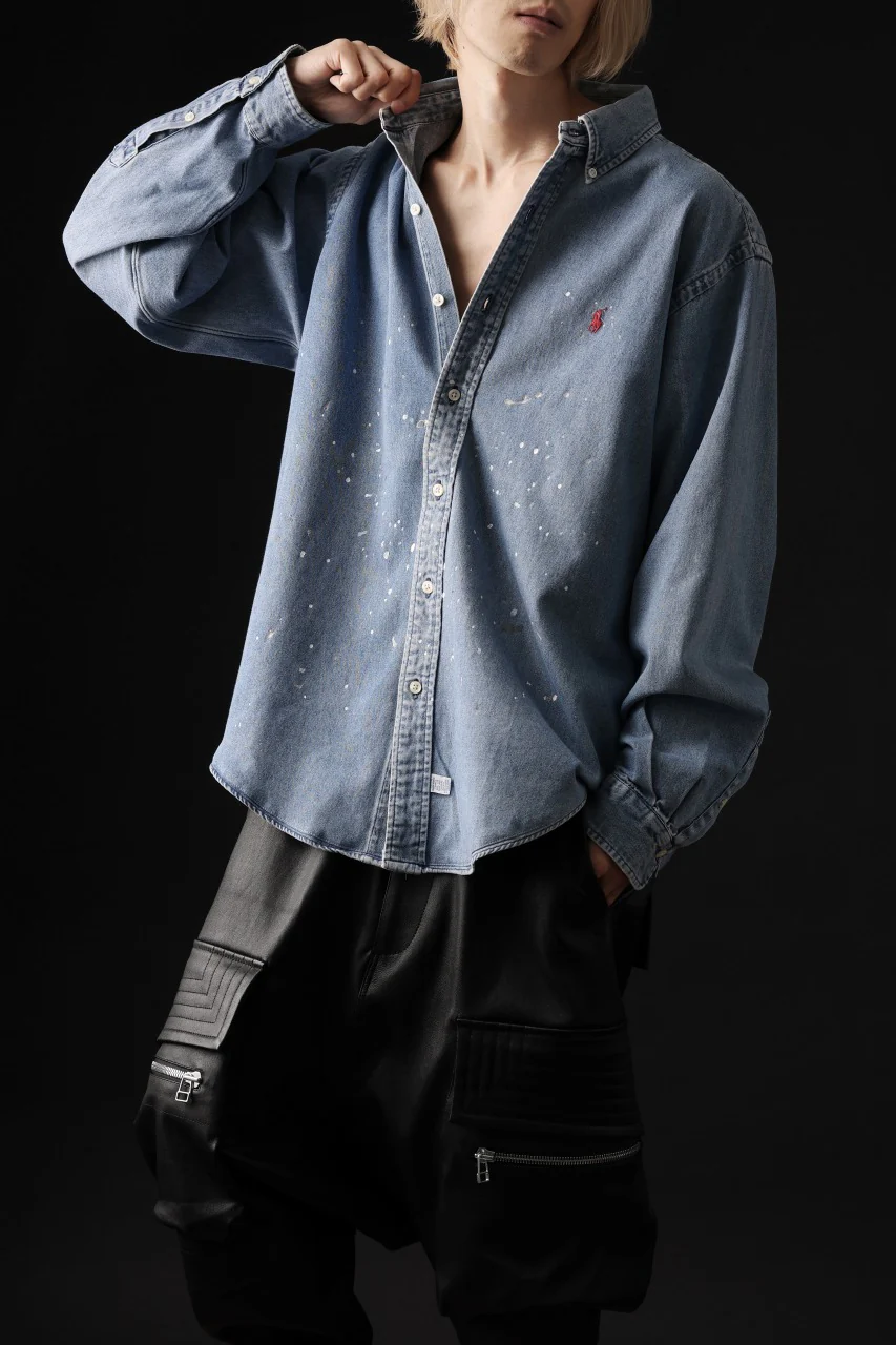 CHANGES VINTAGE REMAKE RL-DENIM SHIRT (INDIGO #B) - Image 20