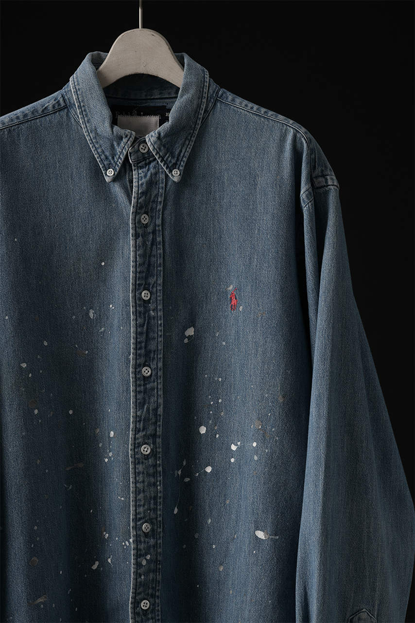 CHANGES VINTAGE REMAKE RL-DENIM SHIRT (INDIGO #B) - Image 5