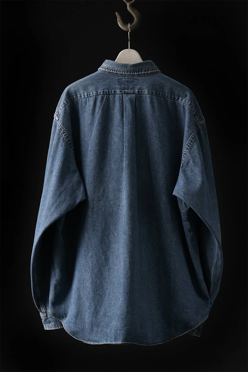 CHANGES VINTAGE REMAKE RL-DENIM SHIRT (INDIGO #C) - Image 3