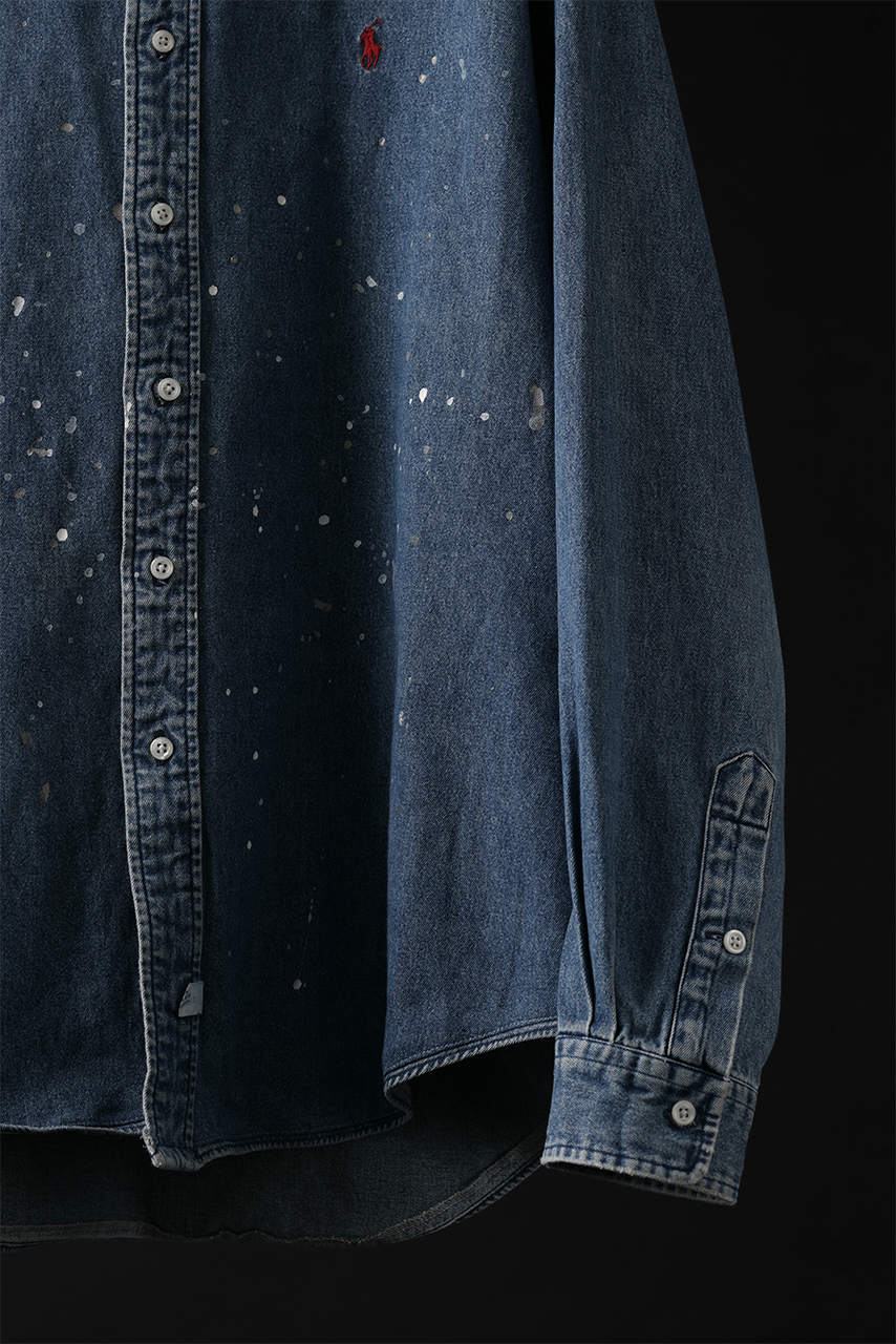 CHANGES VINTAGE REMAKE RL-DENIM SHIRT (INDIGO #C) - Image 6