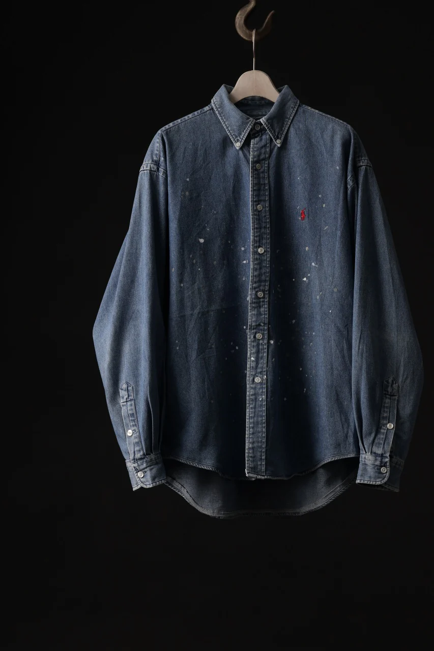 CHANGES VINTAGE REMAKE RL-DENIM SHIRT (INDIGO #D) - Image 4
