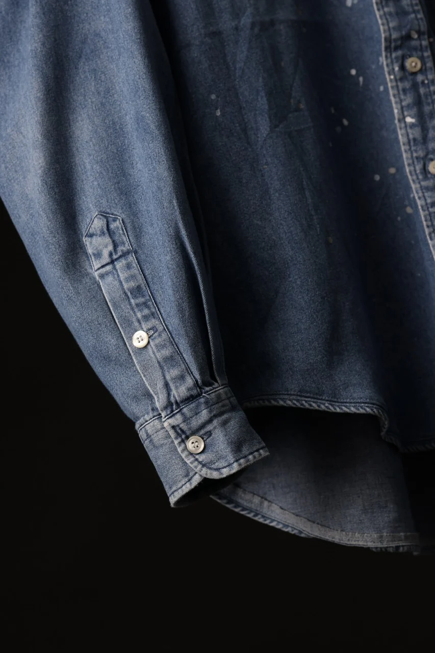 CHANGES VINTAGE REMAKE RL-DENIM SHIRT (INDIGO #D) - Image 8