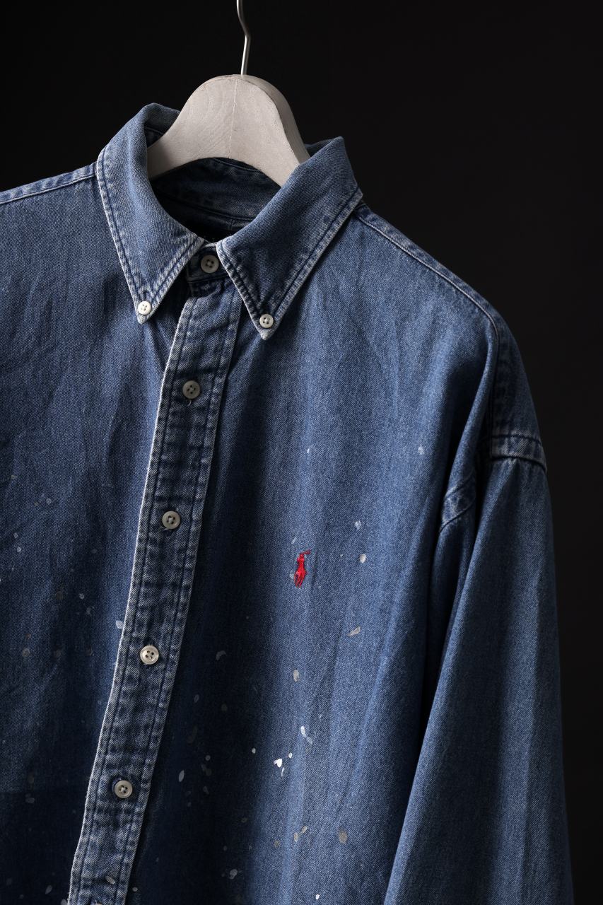 CHANGES VINTAGE REMAKE RL-DENIM SHIRT (INDIGO #D) - Image 9