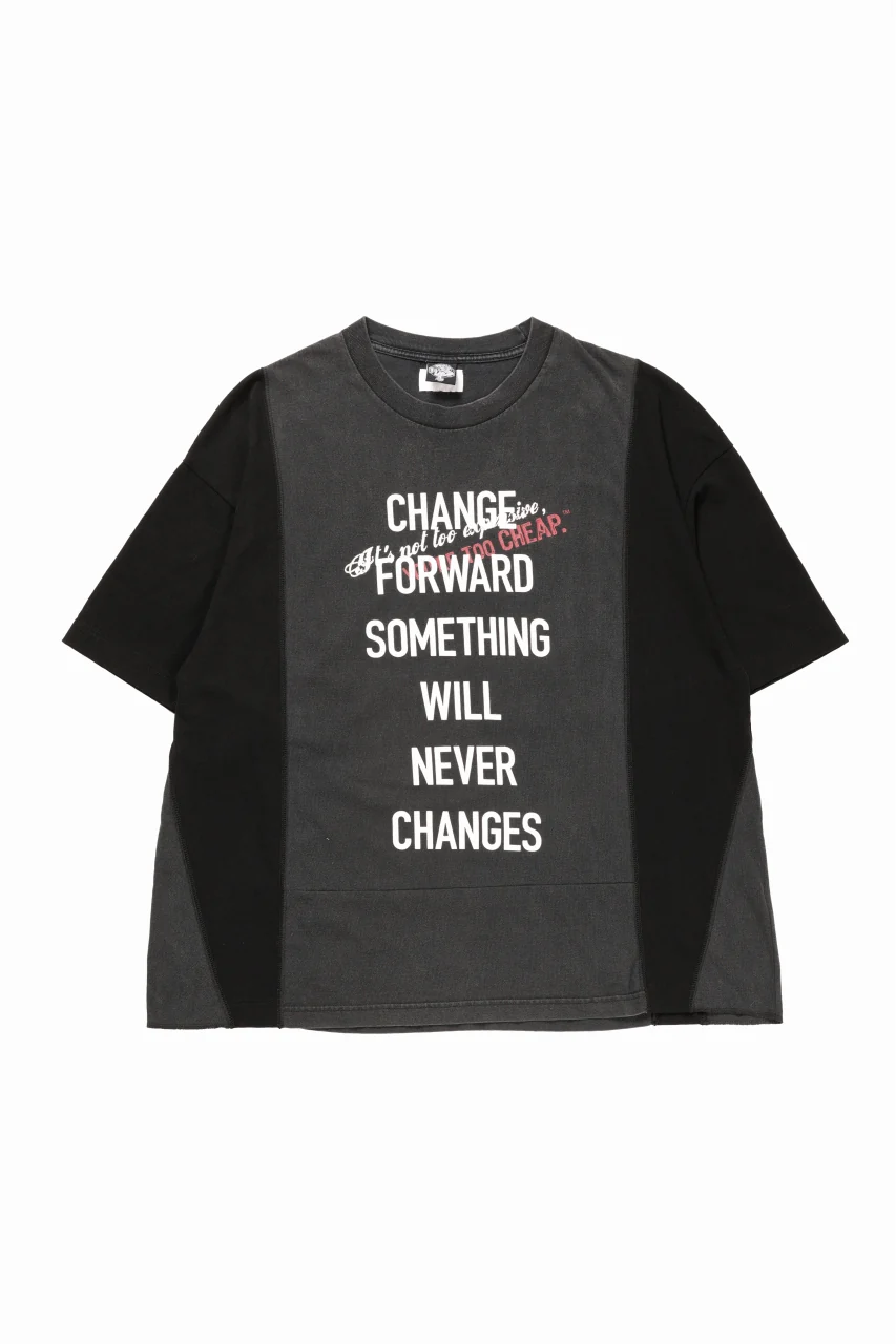 CHANGES exclusive VINTAGE REMAKE SHORT SLEEVE TEE (BLACK #A)