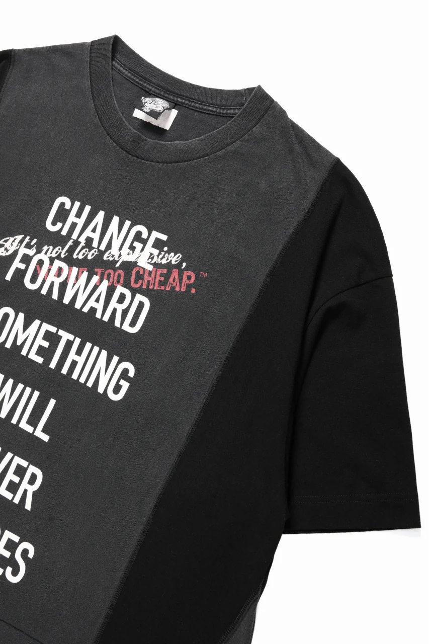 CHANGES exclusive VINTAGE REMAKE SHORT SLEEVE TEE (BLACK #A) - Image 2
