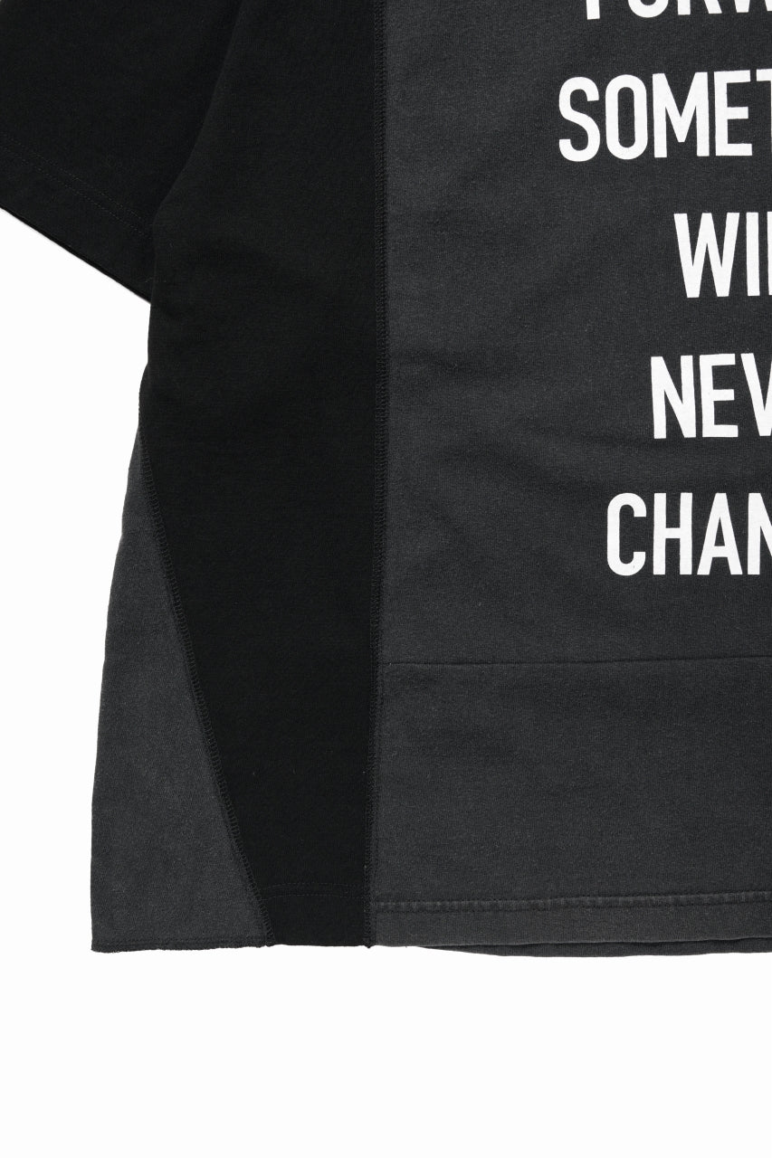 CHANGES exclusive VINTAGE REMAKE SHORT SLEEVE TEE (BLACK #A) - Image 4