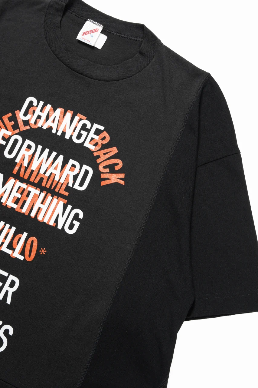 CHANGES exclusive VINTAGE REMAKE SHORT SLEEVE TEE (BLACK #B) - Image 3