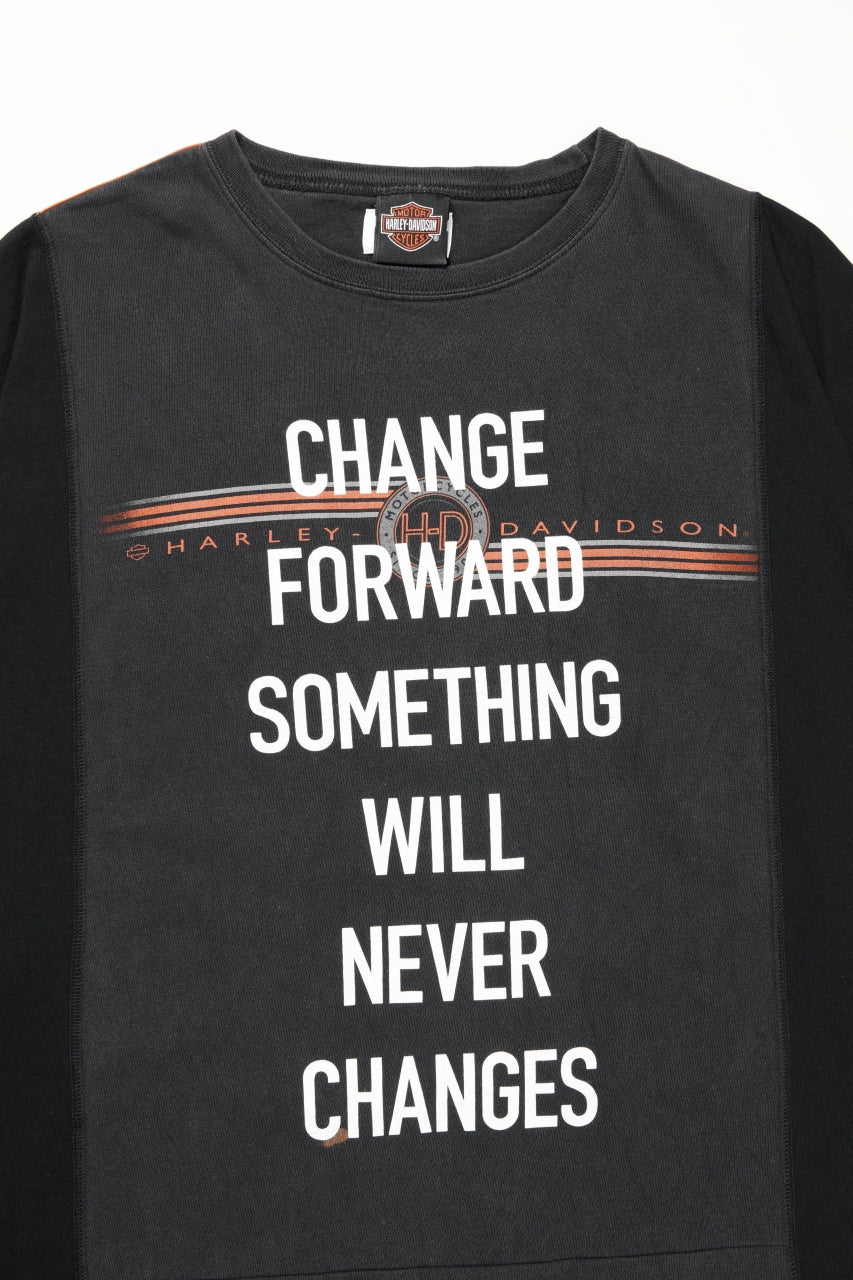 CHANGES exclusive VINTAGE REMAKE SHORT SLEEVE TEE (BLACK #C) - Image 3