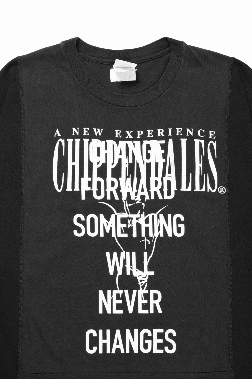 CHANGES exclusive VINTAGE REMAKE SHORT SLEEVE TEE (BLACK #D) - Image 2