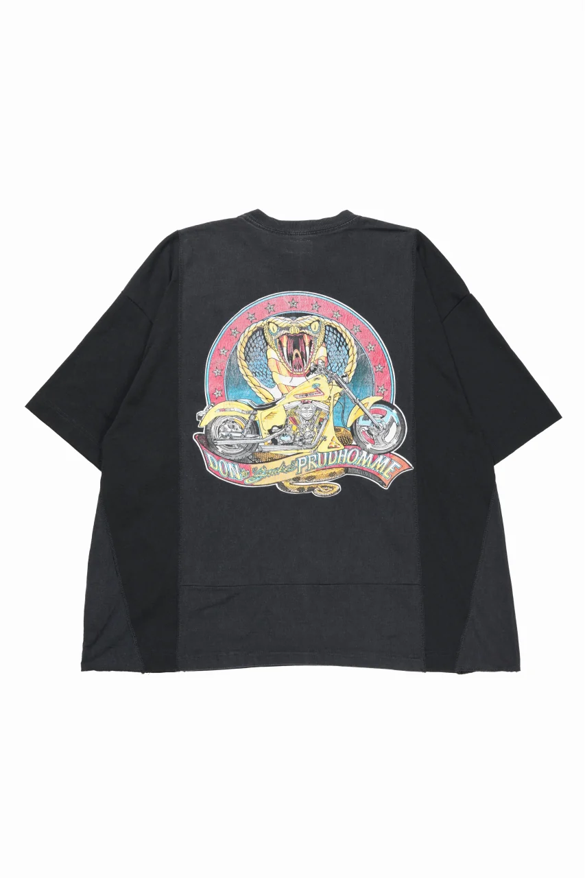 CHANGES exclusive VINTAGE REMAKE SHORT SLEEVE TEE (BLACK #E) - Image 4
